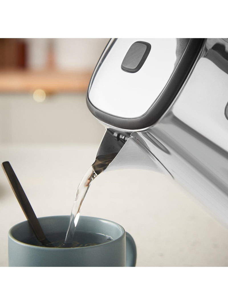 Russell Hobbs Distinctions kettle 1.7L titanium, imported from the UK