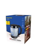Russell Hobbs glass electric kettle 1.7L black, UK version