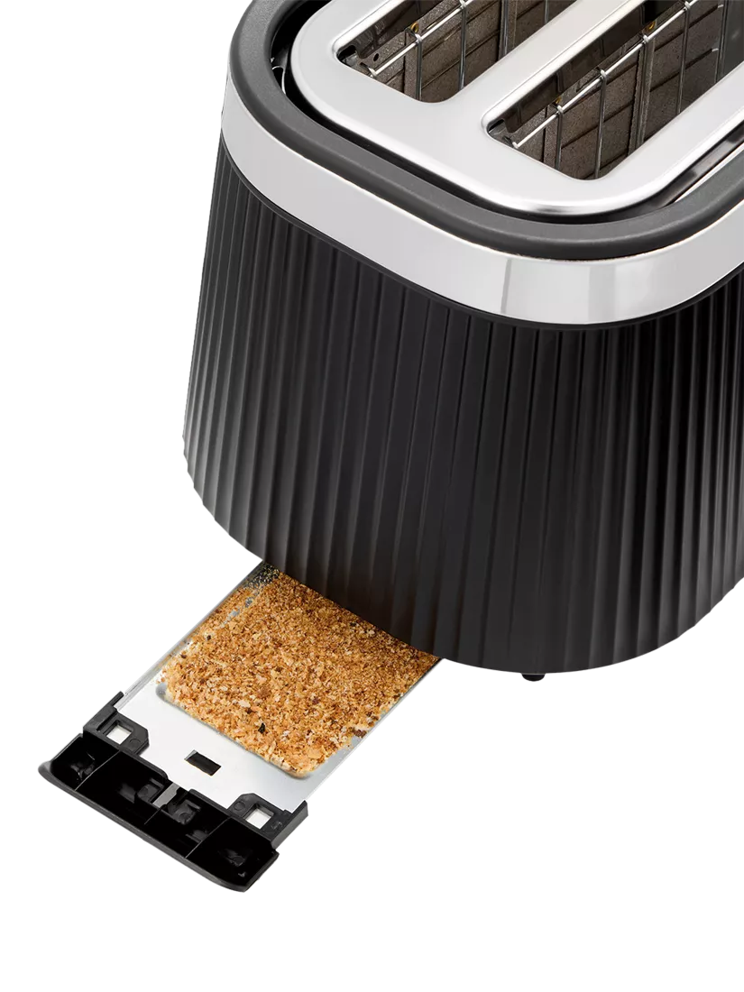 Russell Hobbs Brontë 2 slice toaster black, imported from the UK