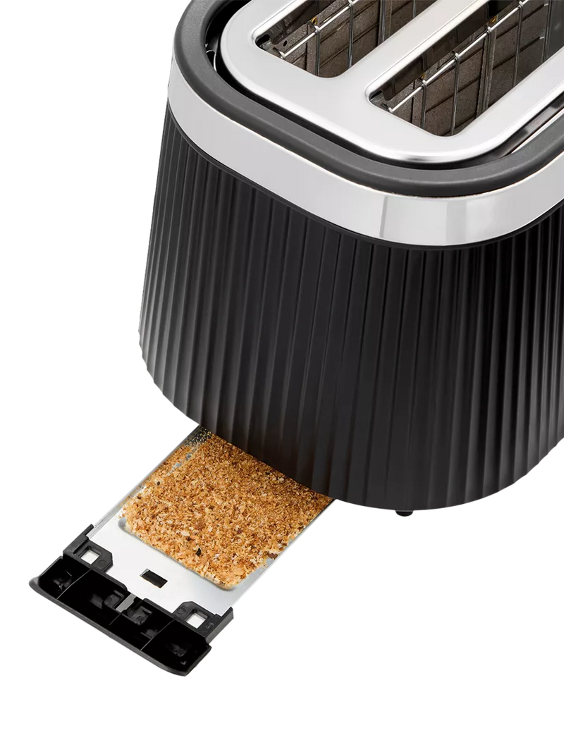 Russell Hobbs Brontë 2 slice toaster black, imported from the UK