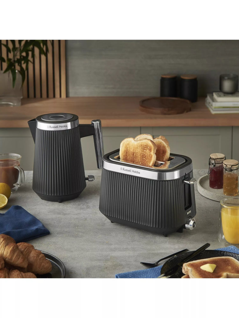 Russell Hobbs Brontë 2 slice toaster black, imported from the UK
