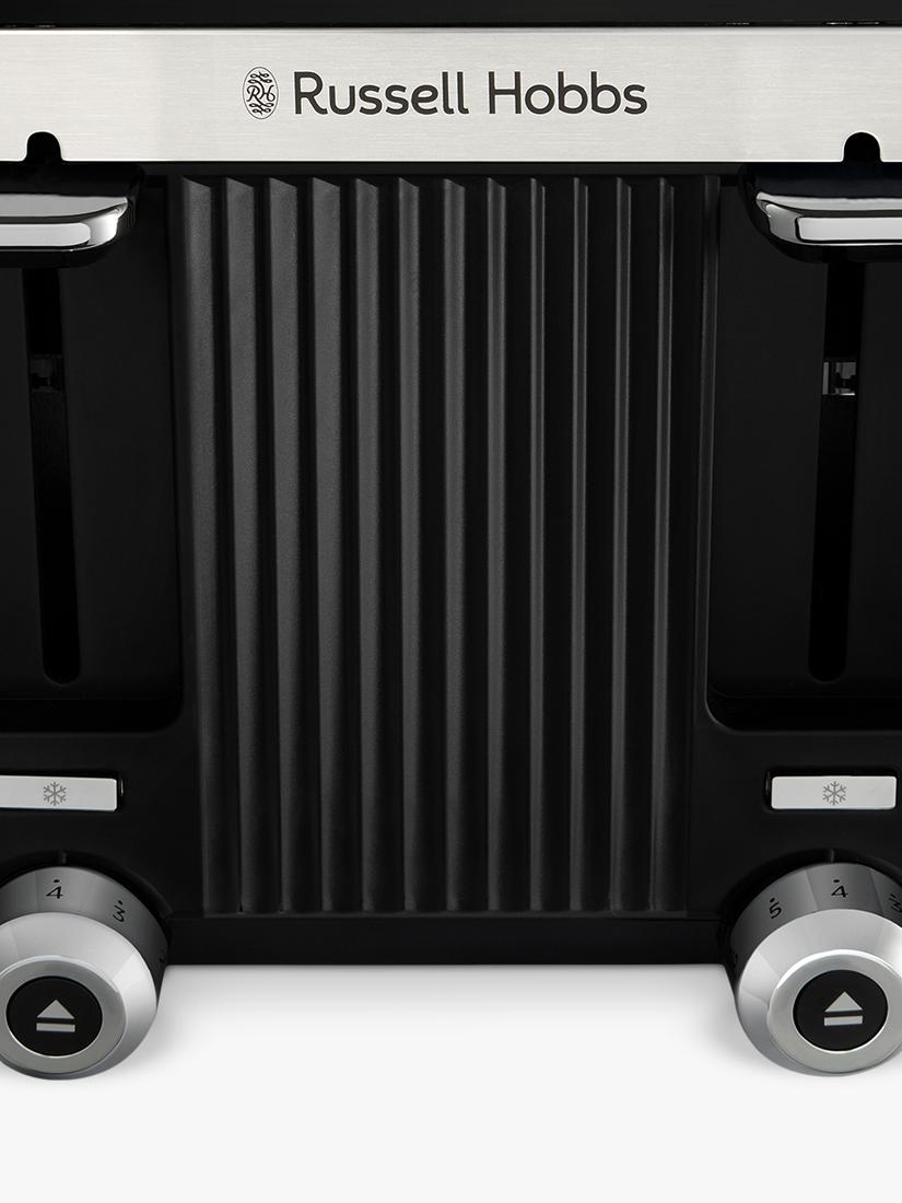 Russell Hobbs Brontë 4 slice toaster black, imported from the UK