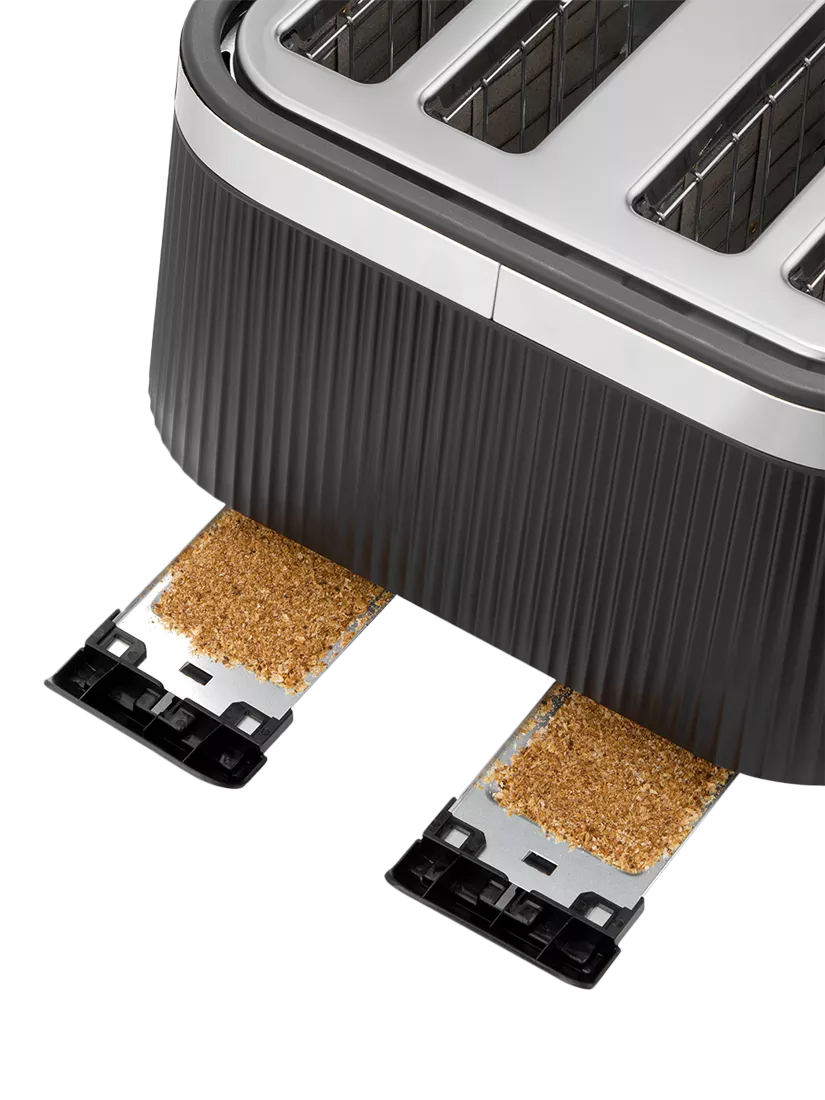 Russell Hobbs Brontë 4 slice toaster black, imported from the UK