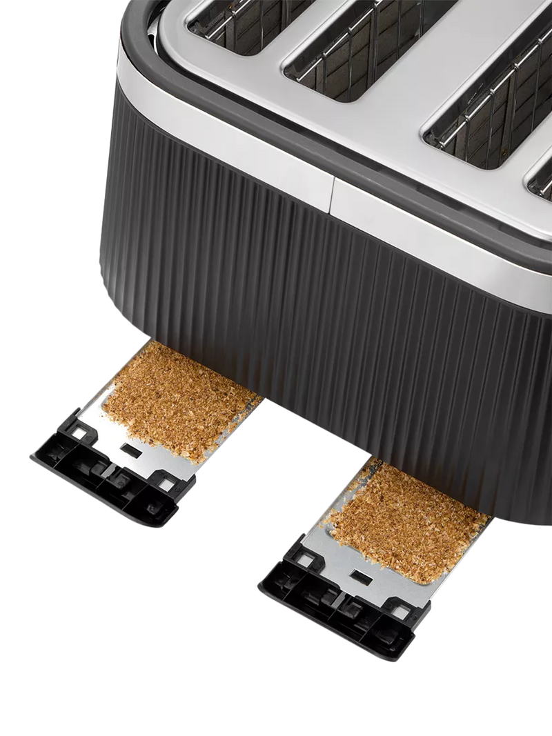 Russell Hobbs Brontë 4 slice toaster black, imported from the UK