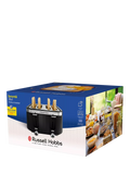 Russell Hobbs Brontë 4 slice toaster black, imported from the UK