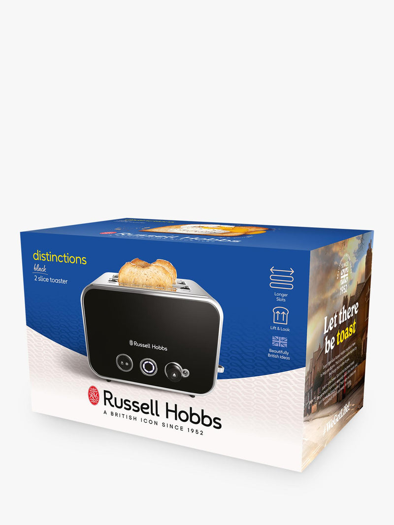 Russell Hobbs Distinctions 2 Slice Toaster Black (British brand)