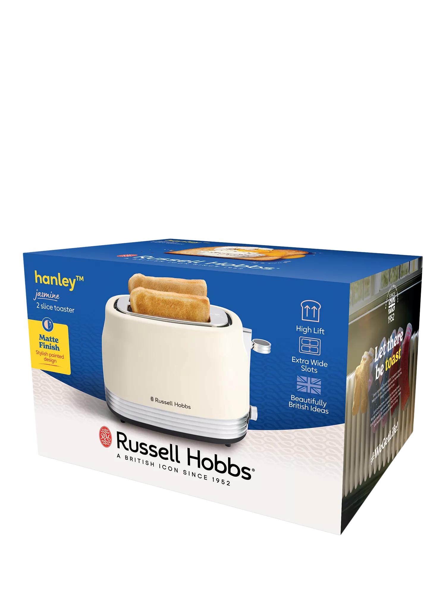 Russell Hobbs Hanley toaster 2 slice, imported from the UK