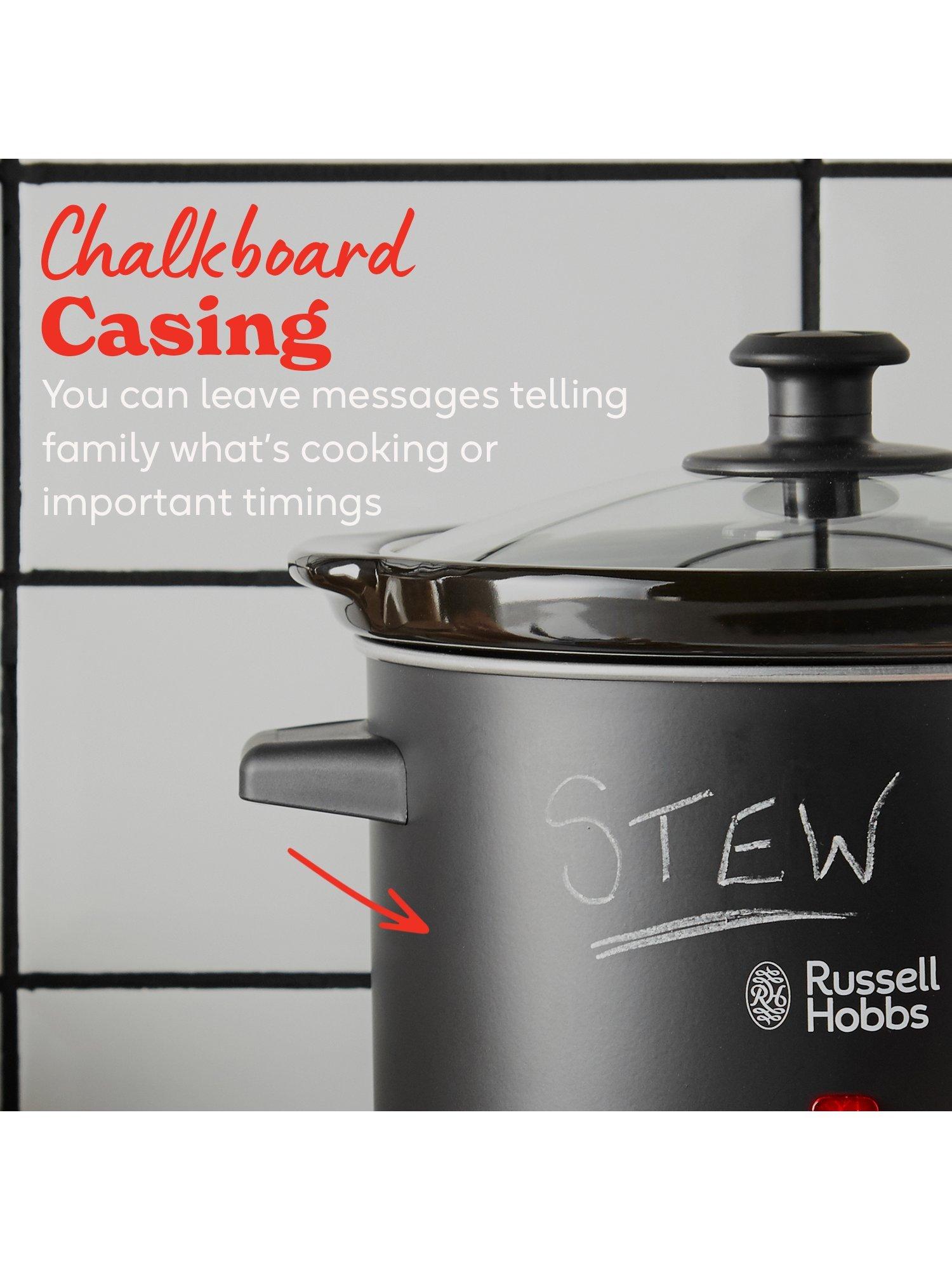 Russell Hobbs 3.5L black slow cooker, UK version