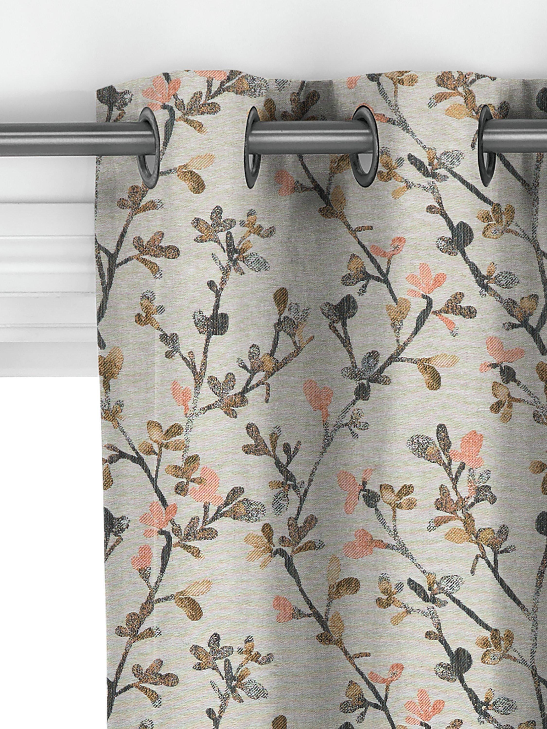John Lewis Elena Blossom multi fabric curtains 143x140cm - British product