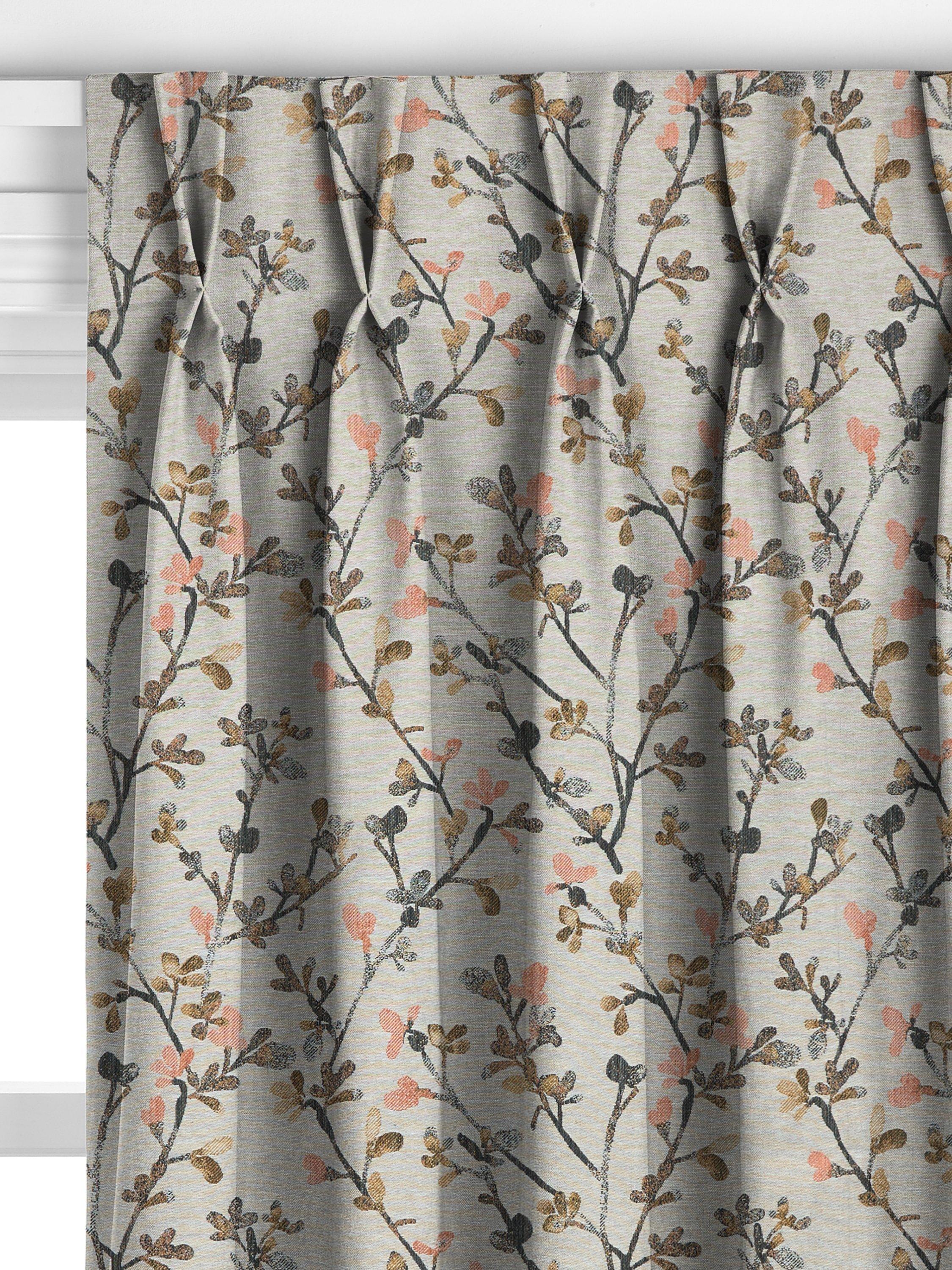 John Lewis Elena Blossom multi fabric curtains 143x140cm - British product