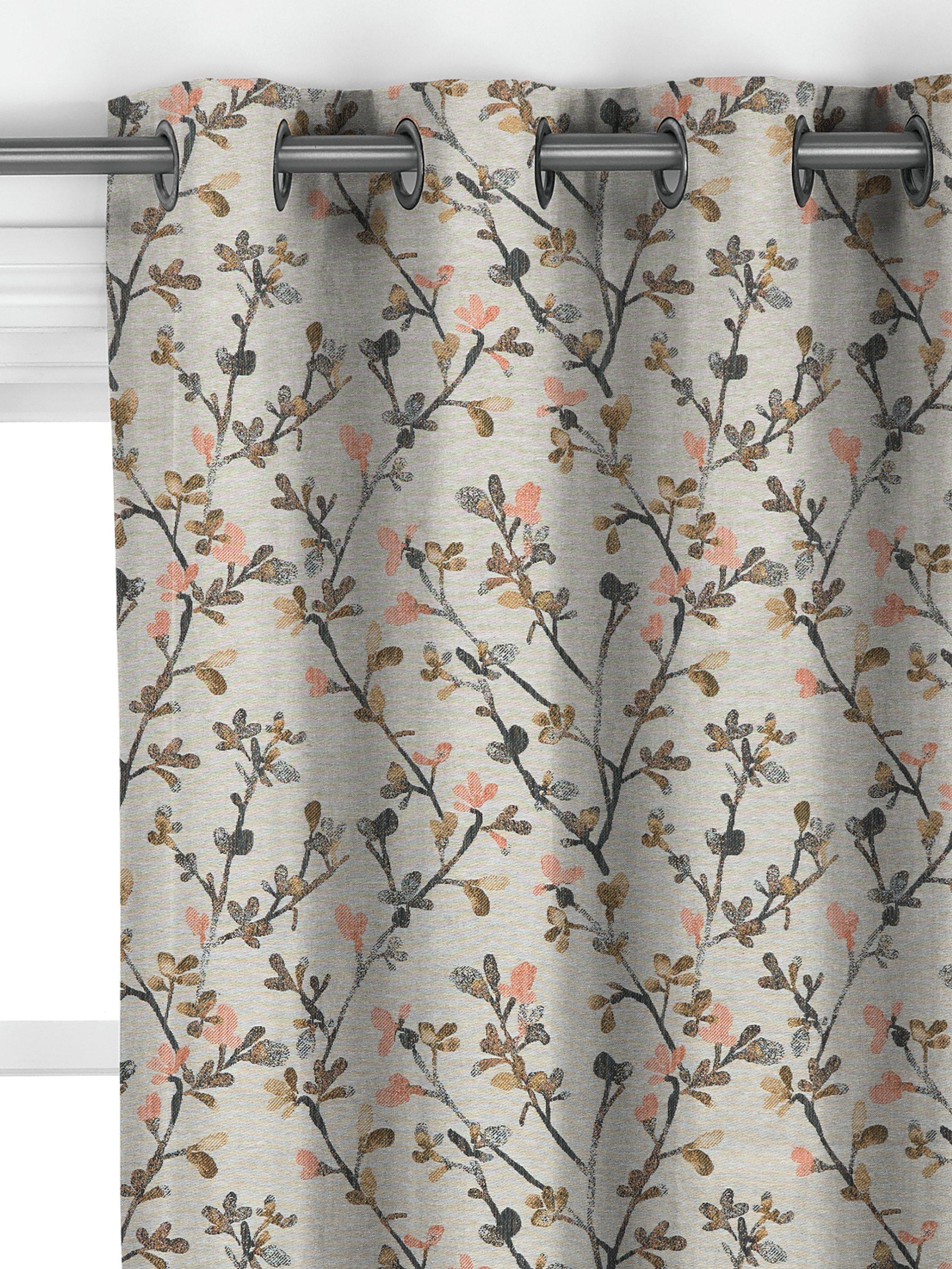 John Lewis Elena Blossom multi fabric curtains 143x140cm - British product