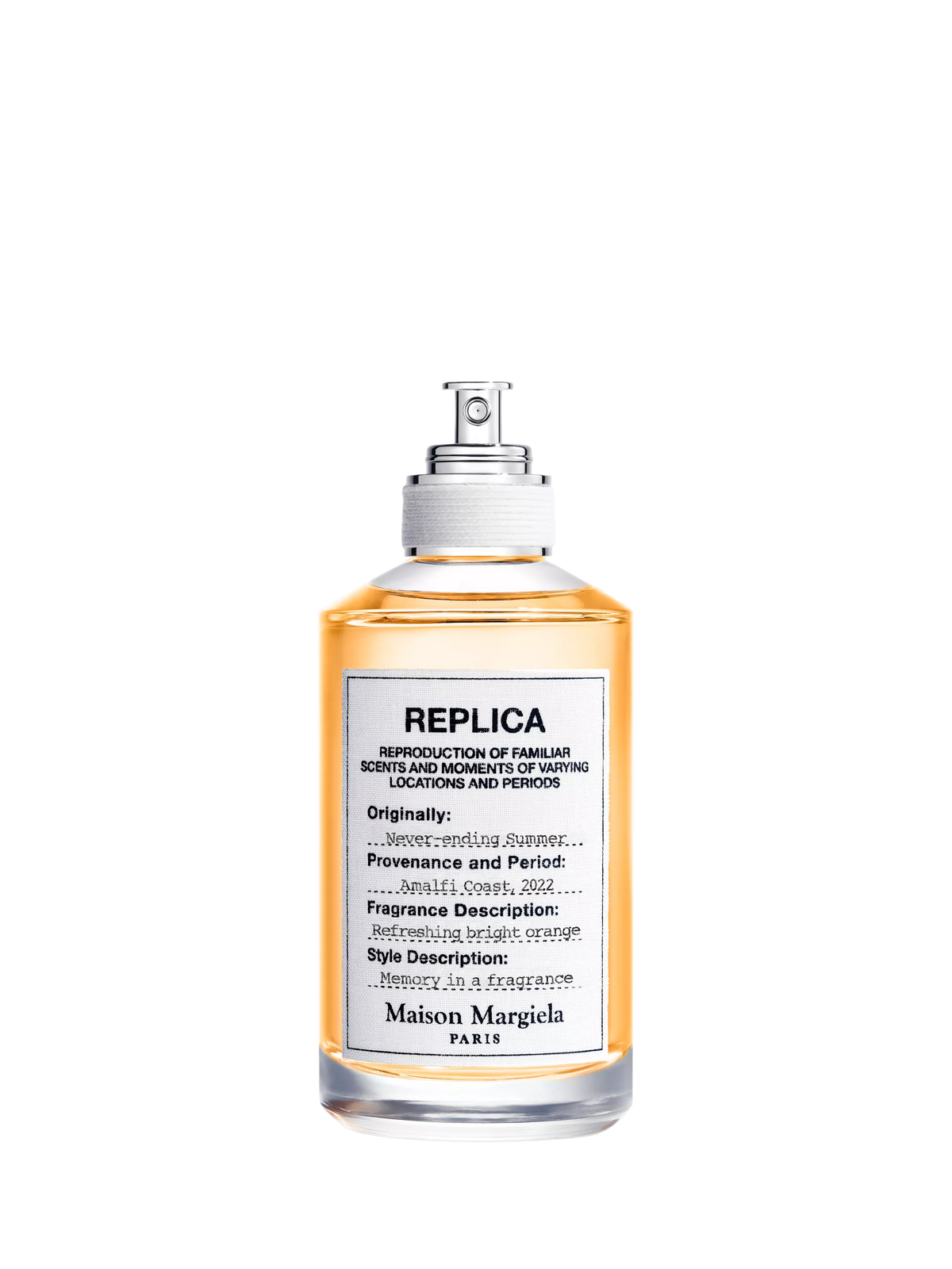 Maison Margiela Never-Ending Summer eau de toilette 100ml, imported from the UK