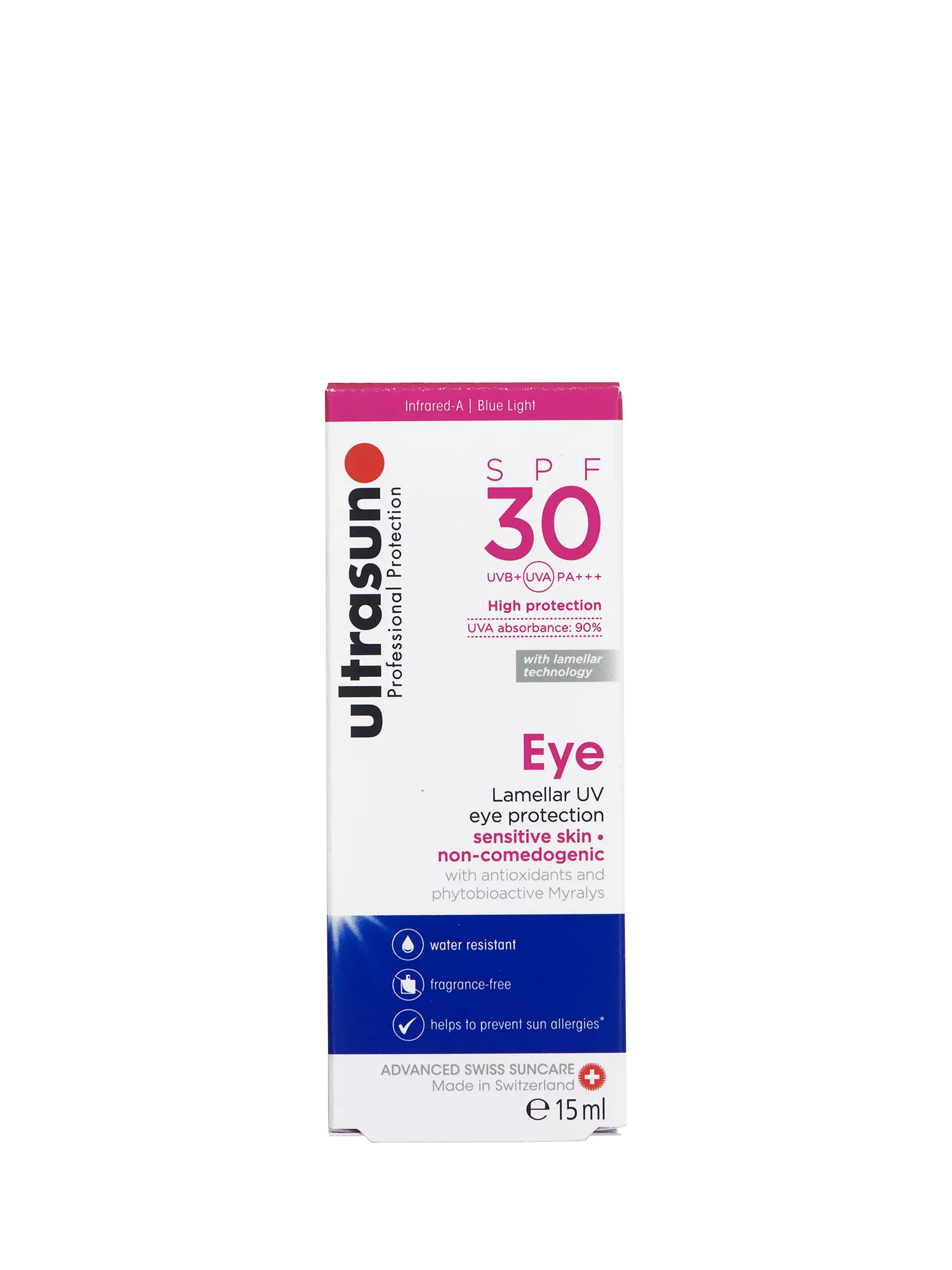Ultrasun eye cream with SPF 30 15ml (British brand)