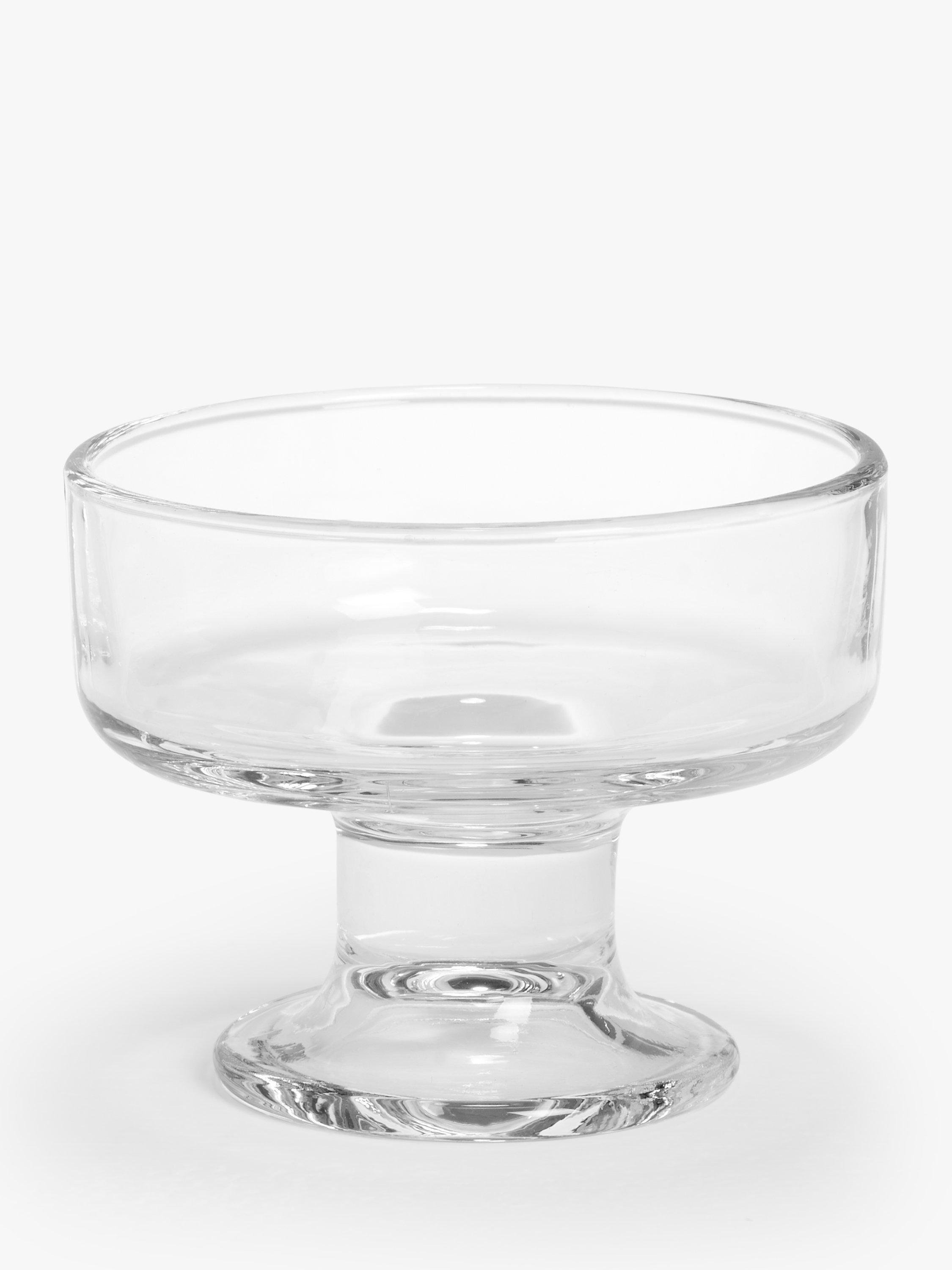 John Lewis clear glass sundae dish set of 4 (British brand)