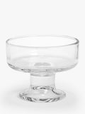 John Lewis clear glass sundae dish set of 4 (British brand)