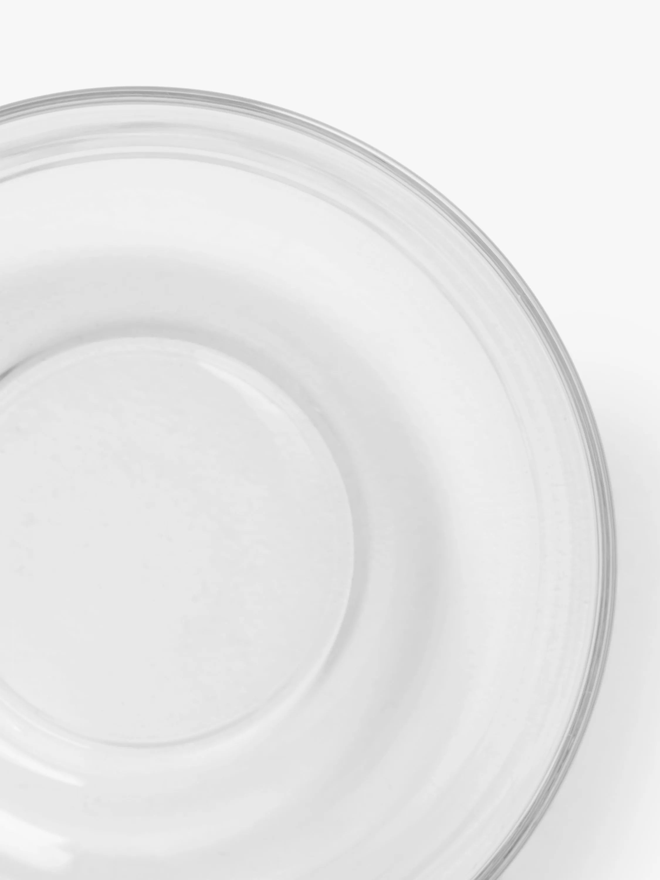 John Lewis glass serve bowl clear 22cm - British product