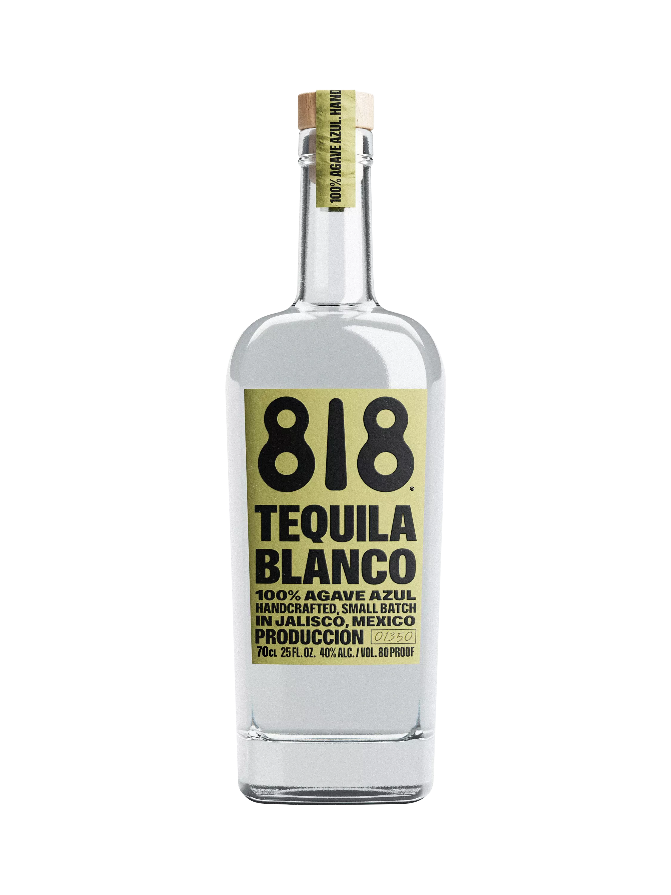 818 Tequila Blanco 70cl, imported from the UK