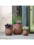 Kaemingk Annecy planters set of 3 rust (British brand)