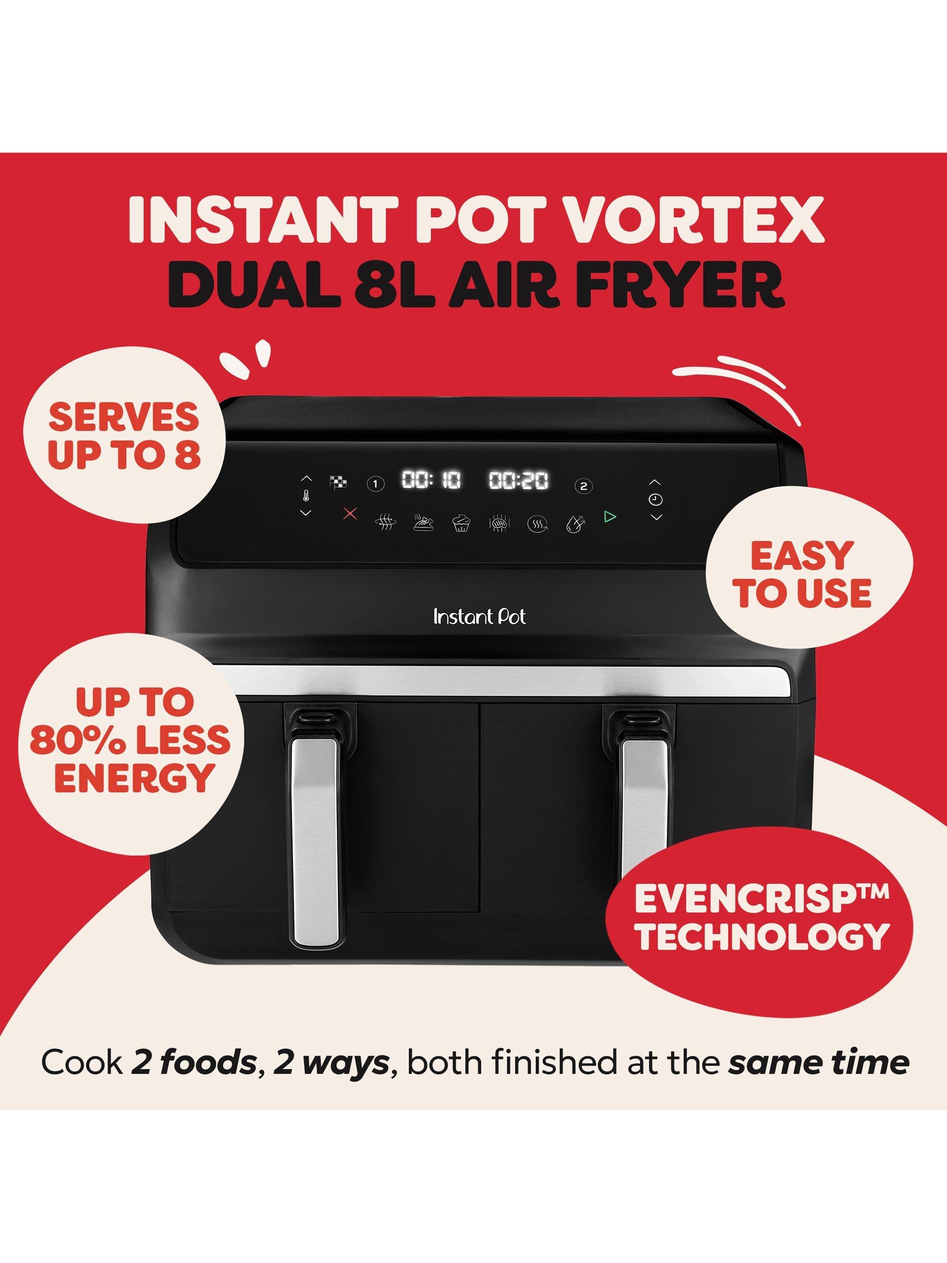 Instant Pot Vortex Dual air fryer 8L, imported from the UK