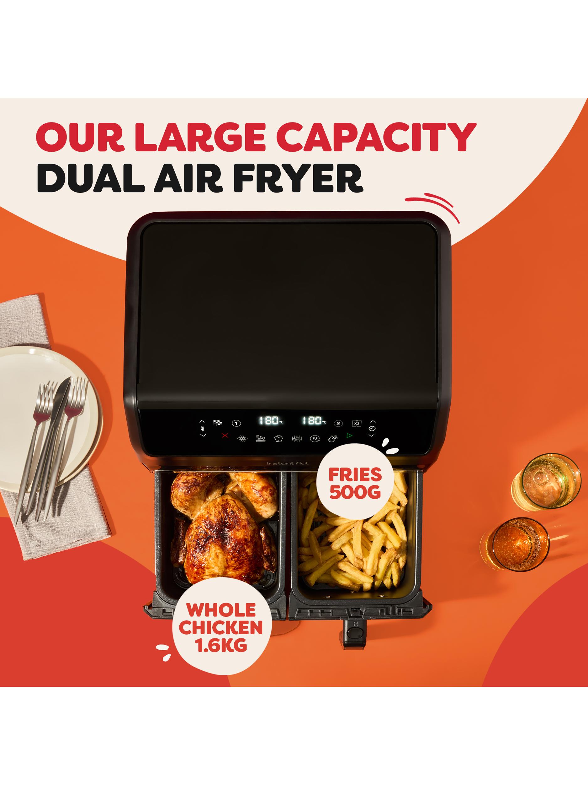 Instant Pot Vortex Dual air fryer 8L, imported from the UK