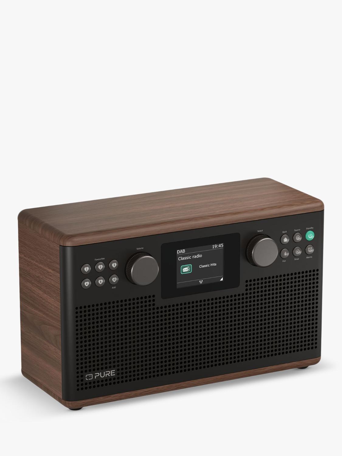 Pure Classic H6 stereo Bluetooth radio Walnut - British product
