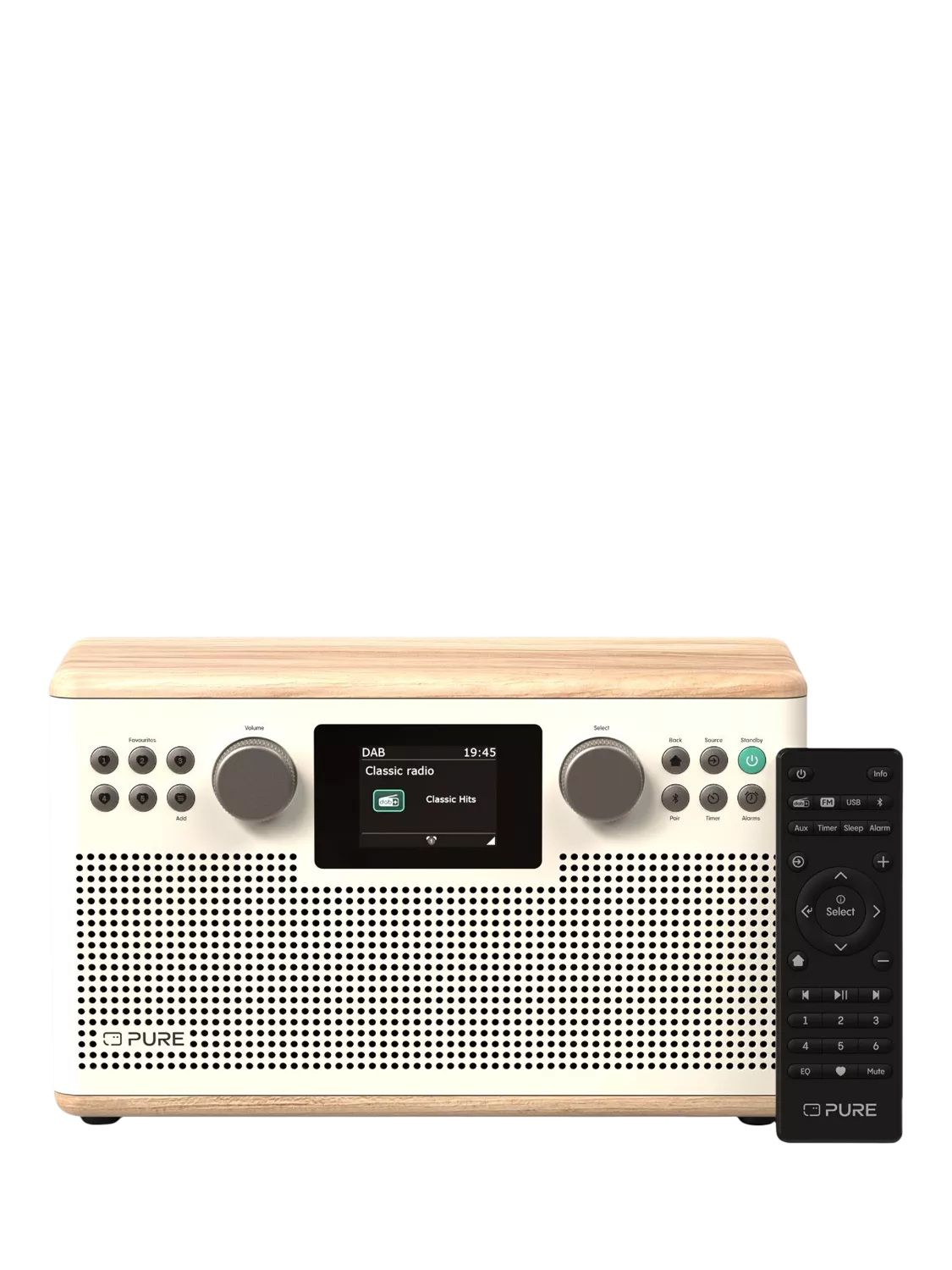 Pure Classic H6 DAB radio oak finish - British product