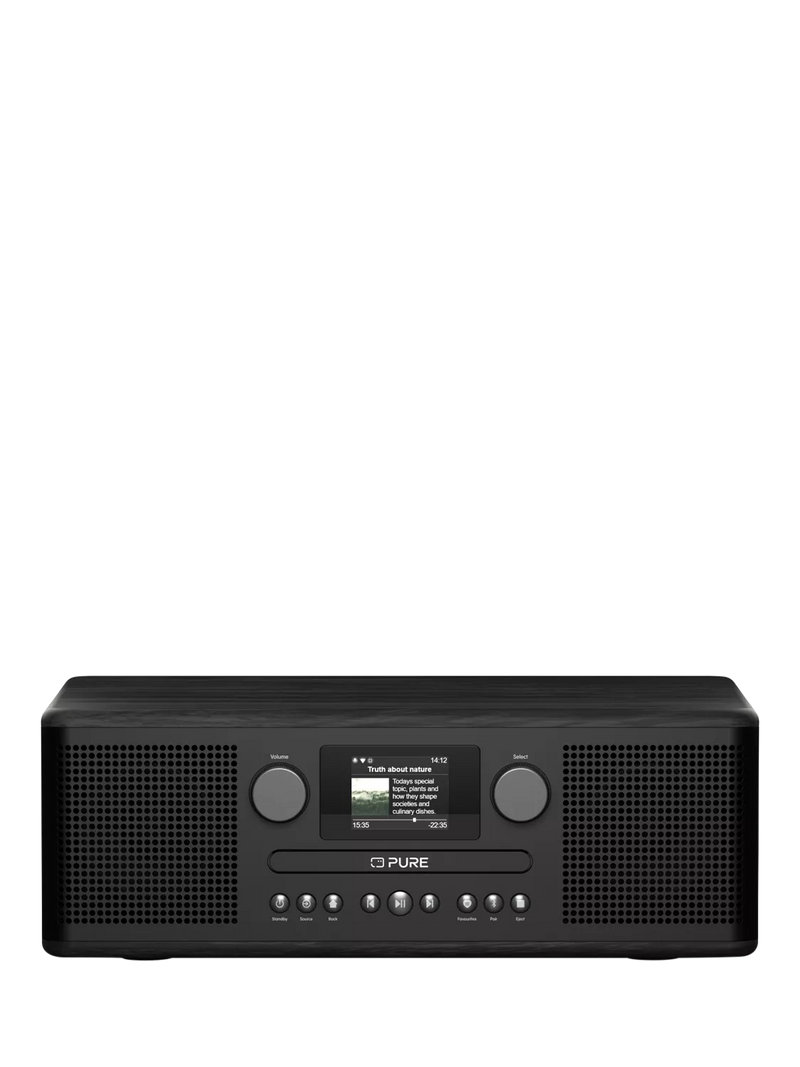 Pure Classic C-D6i DAB+ FM internet stereo system black (British brand)