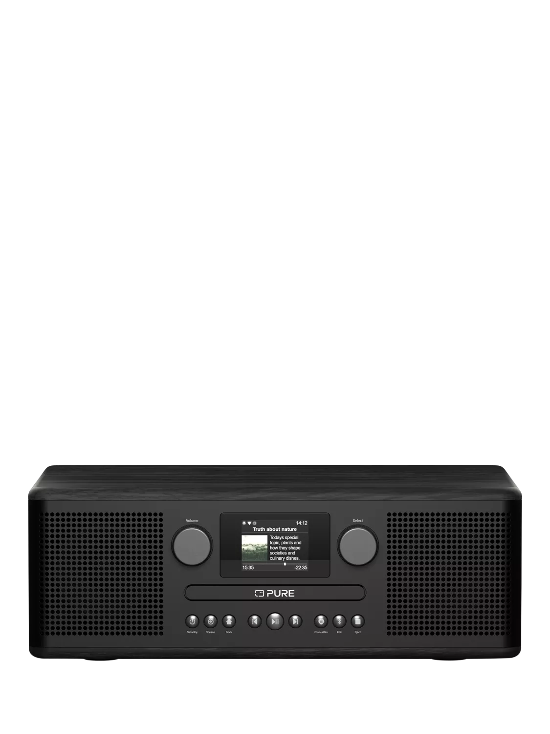 Pure Classic C-D6i DAB+ FM internet stereo system black (British brand)