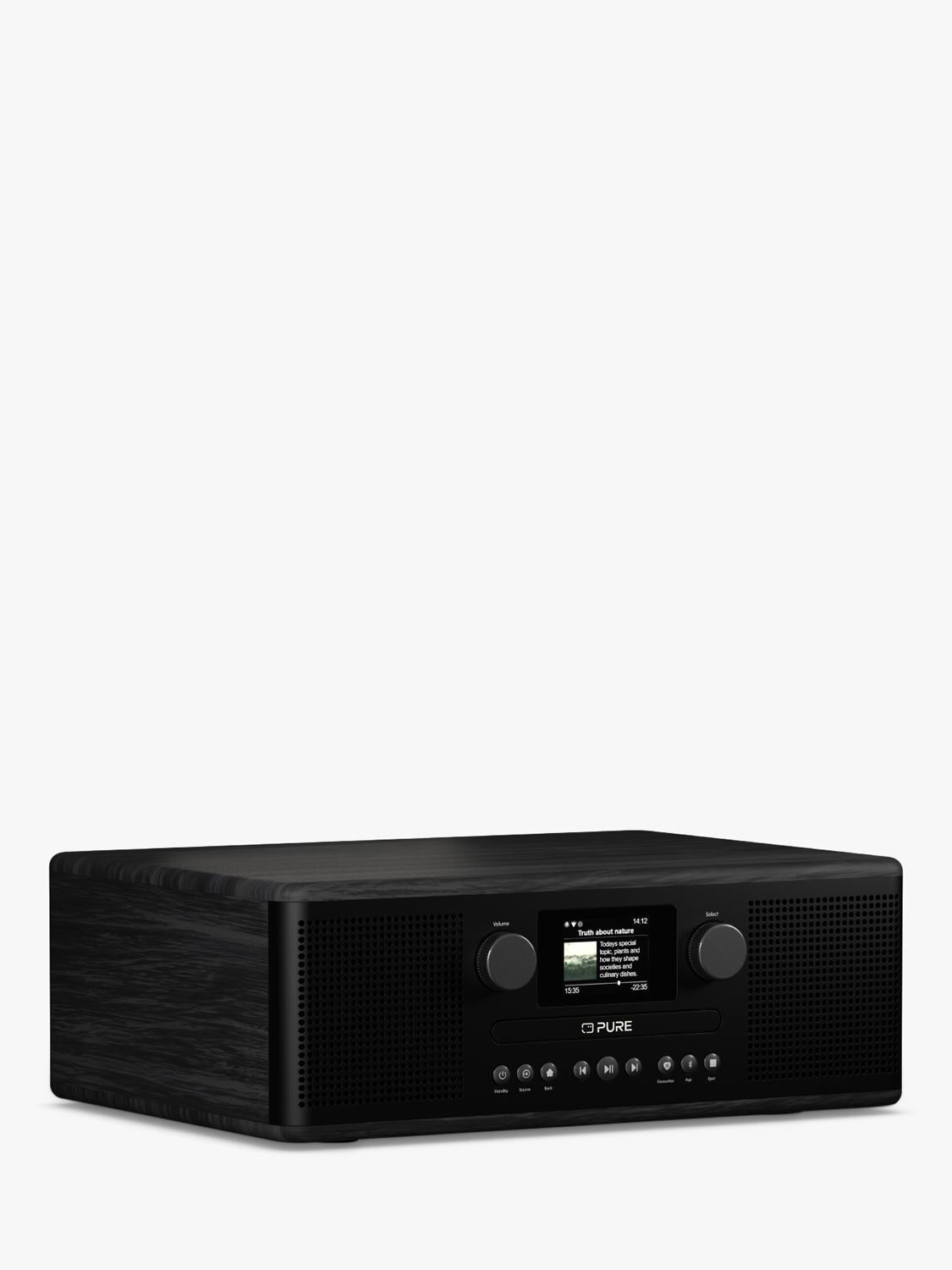 Pure Classic C-D6i DAB+ FM internet stereo system black (British brand)