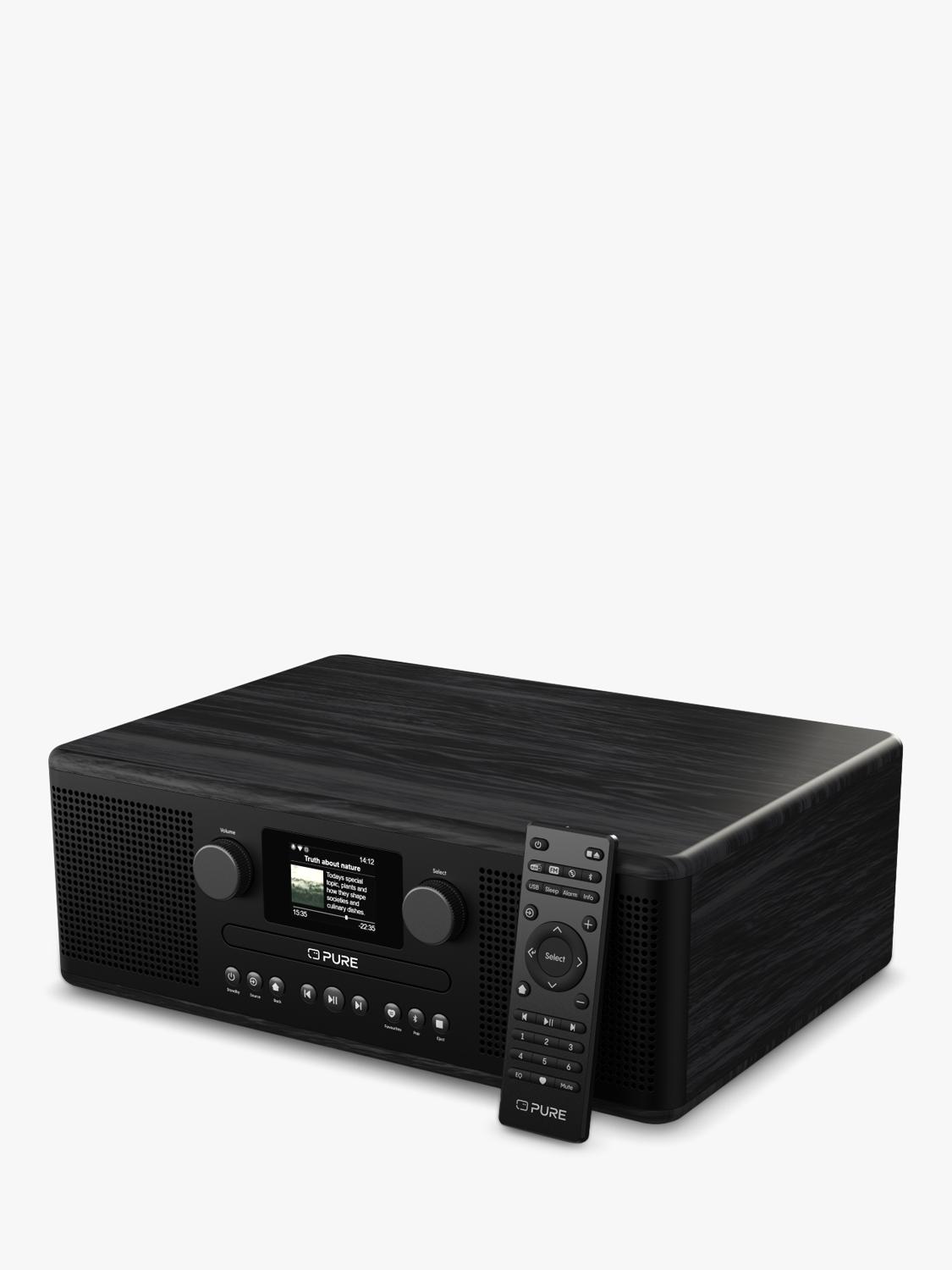 Pure Classic C-D6i DAB+ FM internet stereo system black (British brand)