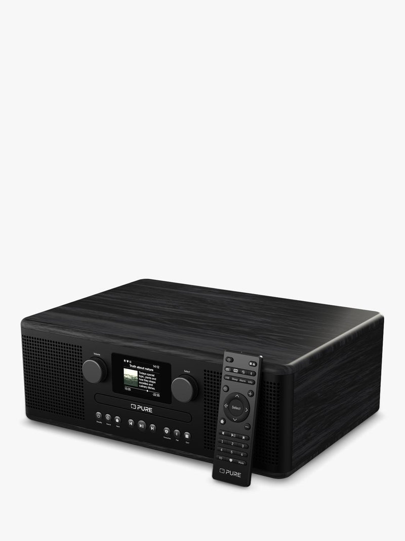 Pure Classic C-D6i DAB+ FM internet stereo system black (British brand)