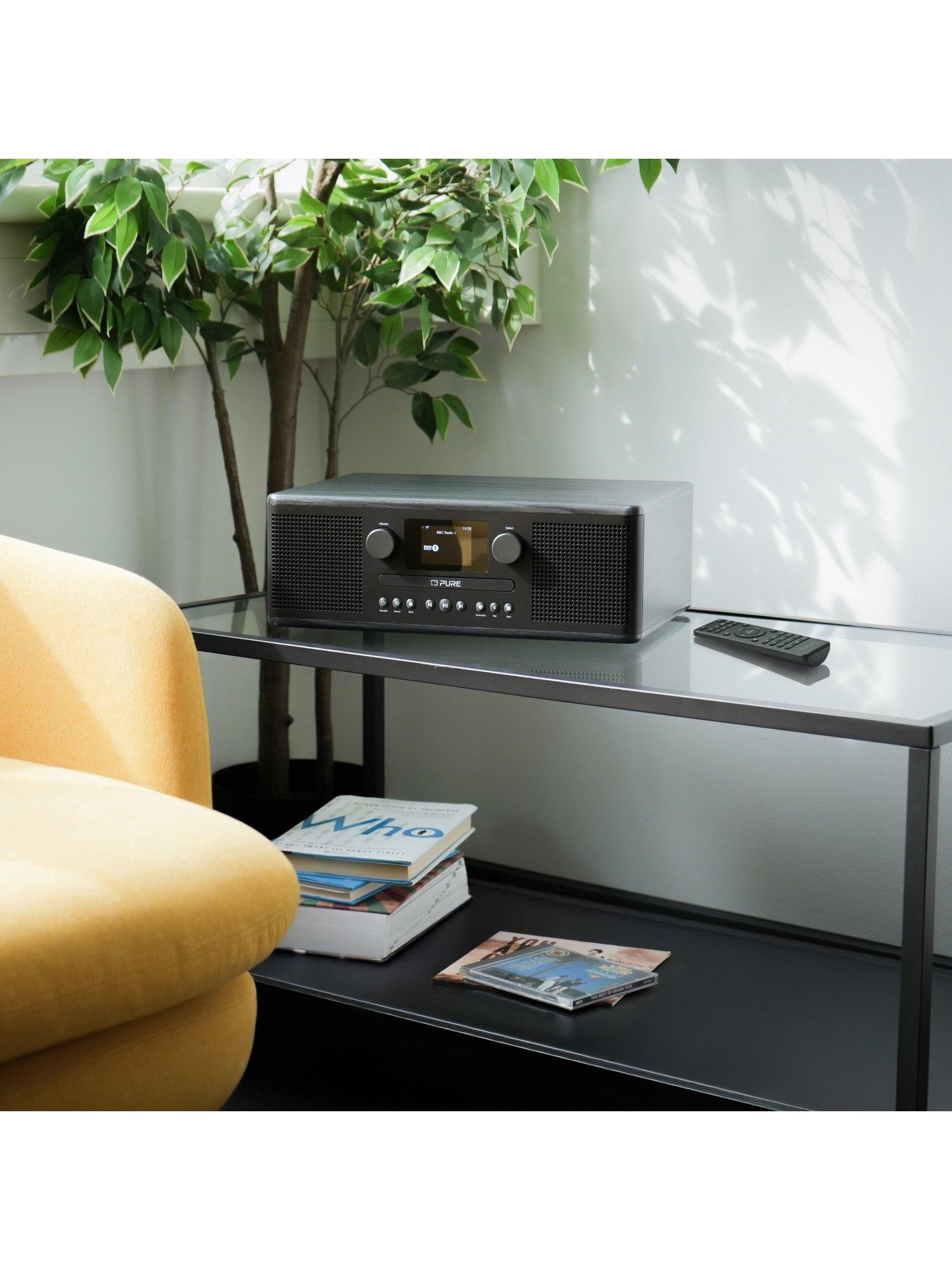 Pure Classic C-D6i DAB+ FM internet stereo system black (British brand)