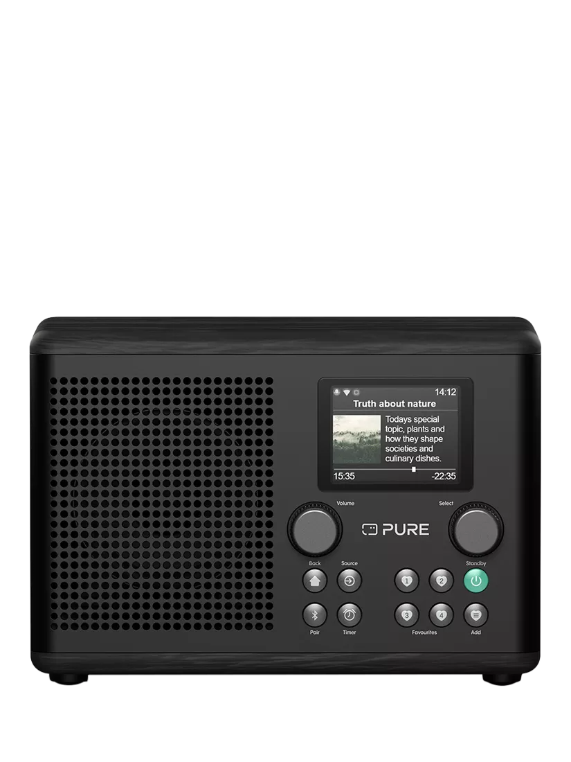 Pure Classic H4i DAB+/FM/Internet Bluetooth radio, black (British brand)