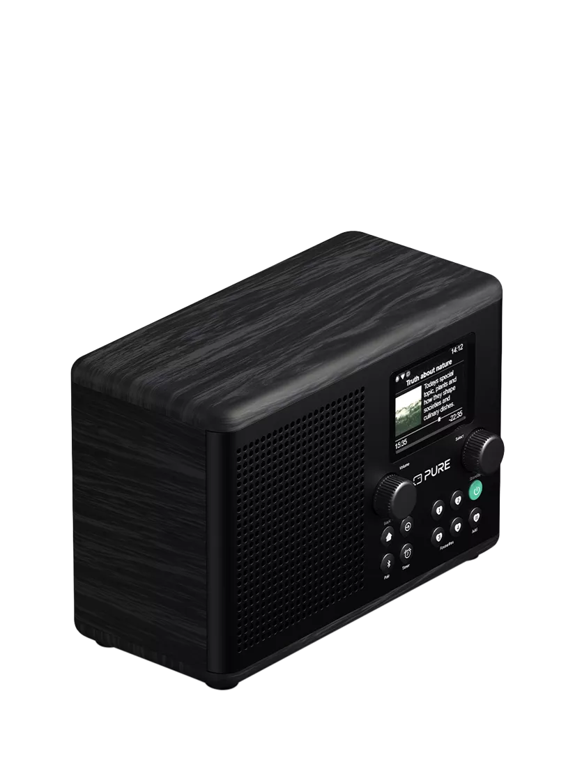 Pure Classic H4i DAB+/FM/Internet Bluetooth radio, black (British brand)