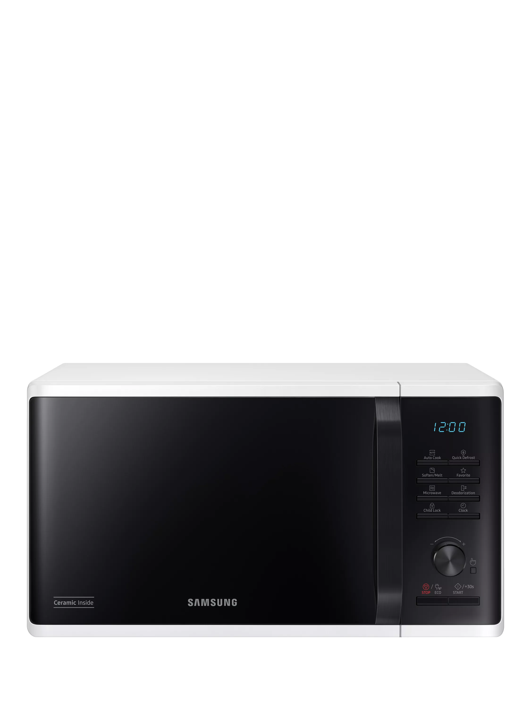 Samsung 23L freestanding microwave white (British brand)