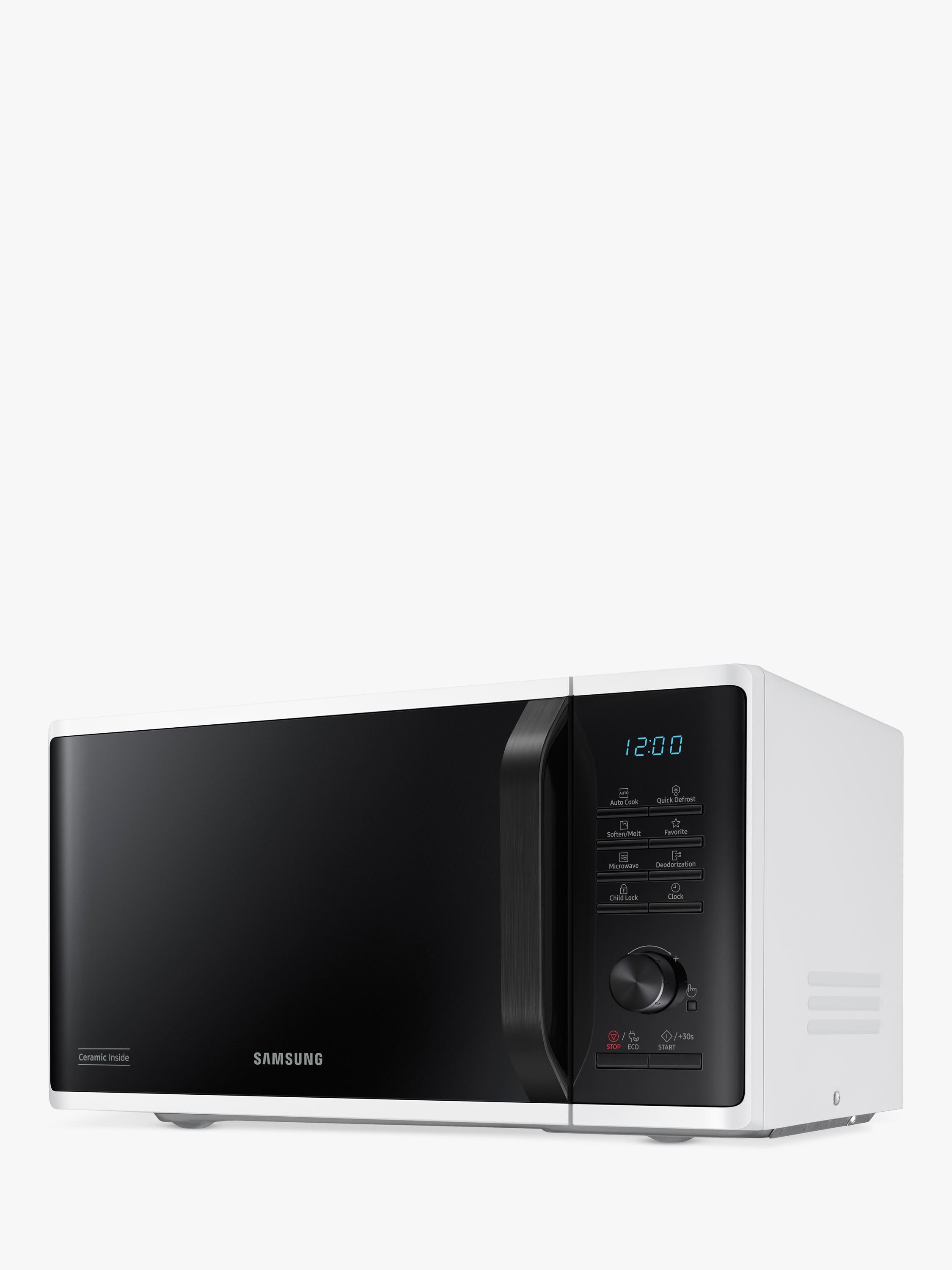 Samsung 23L freestanding microwave white (British brand)
