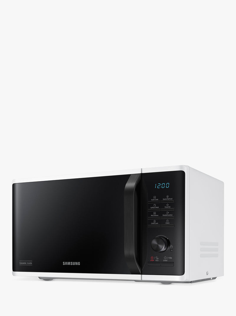 Samsung 23L freestanding microwave white (British brand)