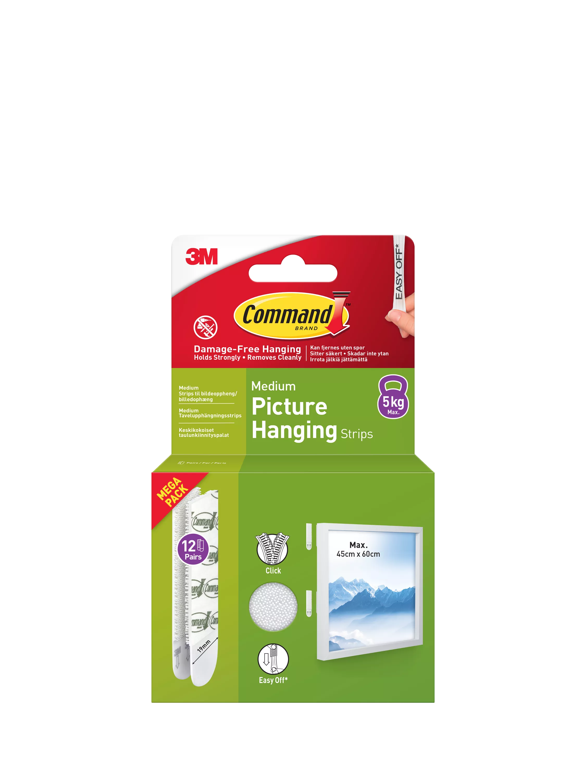 Command picture hanging strips mega pack 5kg (British brand)