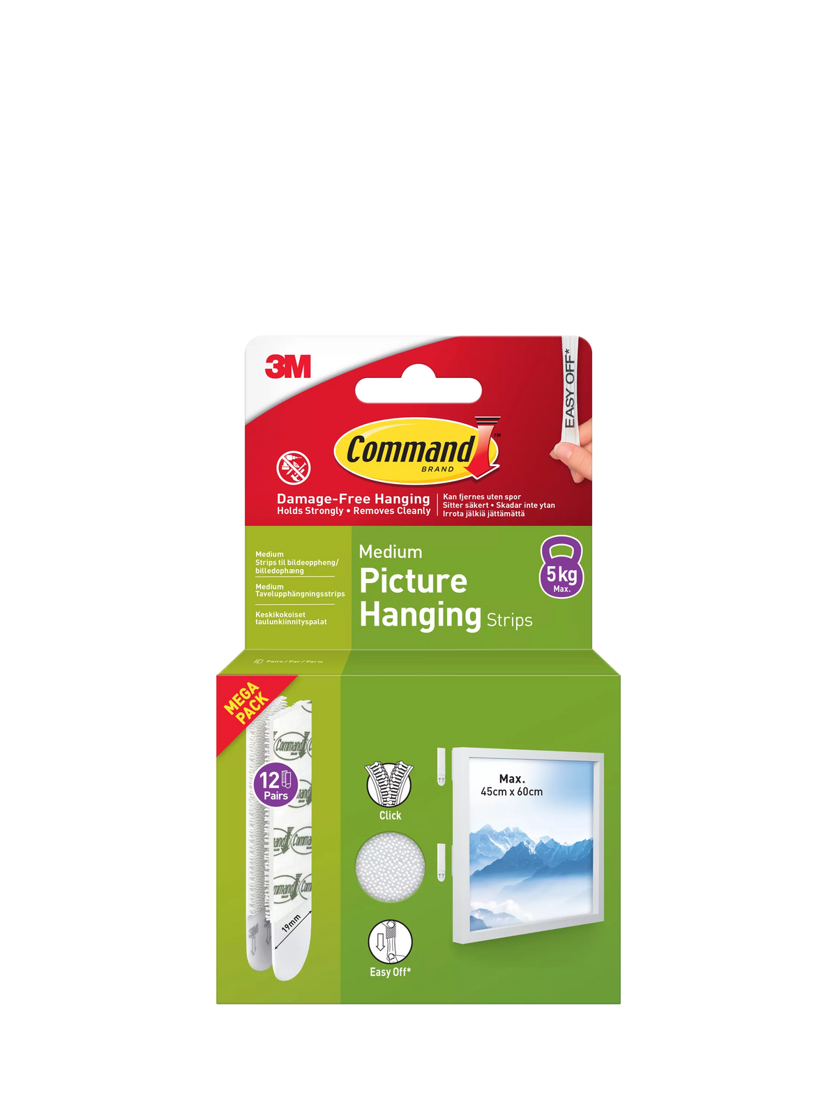 Command picture hanging strips mega pack 5kg (British brand)