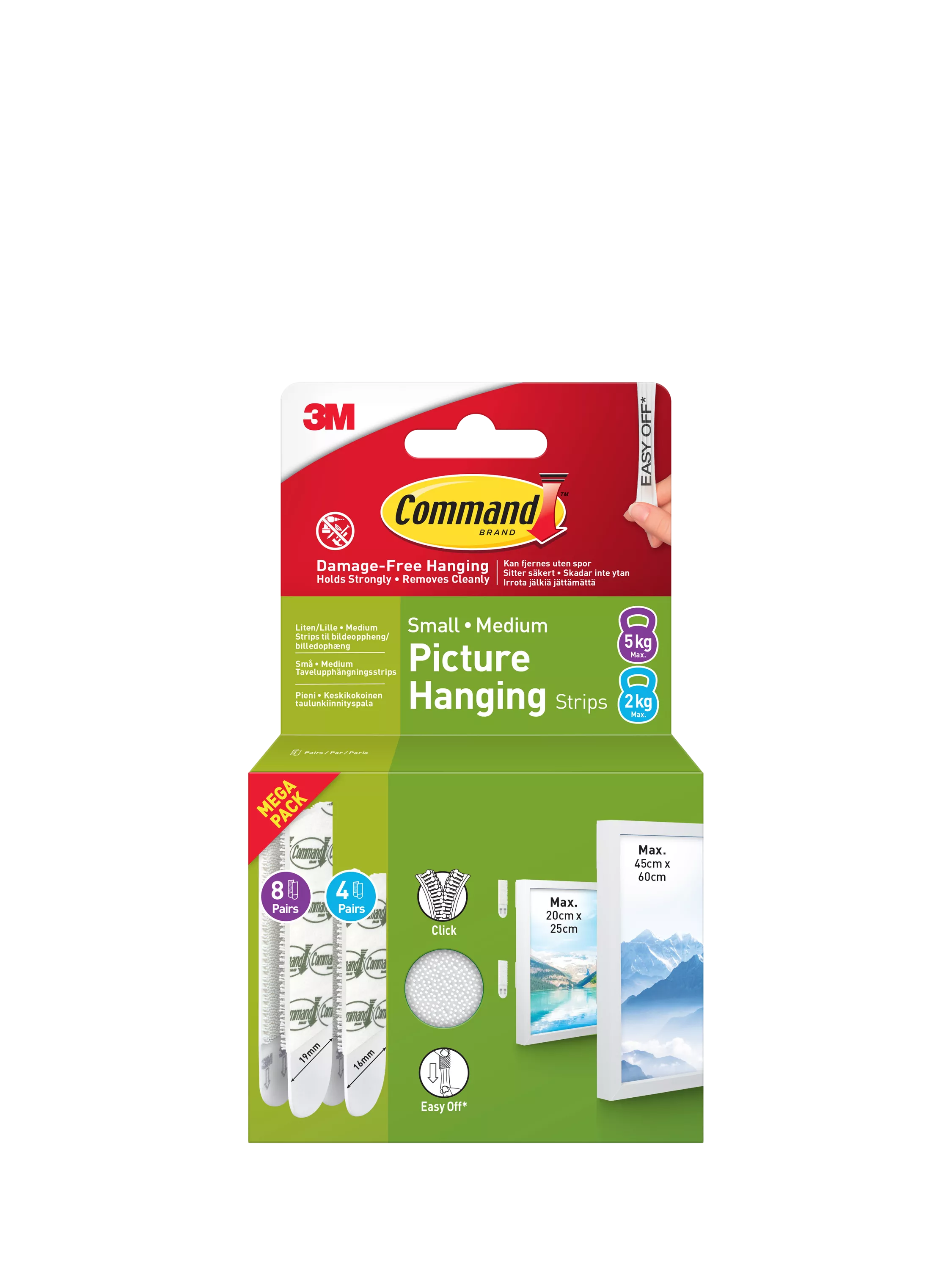 Command picture hanging strips small and medium imported from the UK