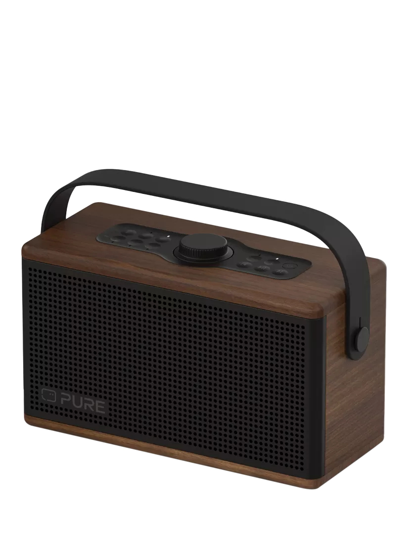 Pure Classic Aura Bluetooth speaker, Walnut (British brand)