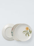 John Lewis fine china cake plate set of 4 floral design 15.4cm - British product