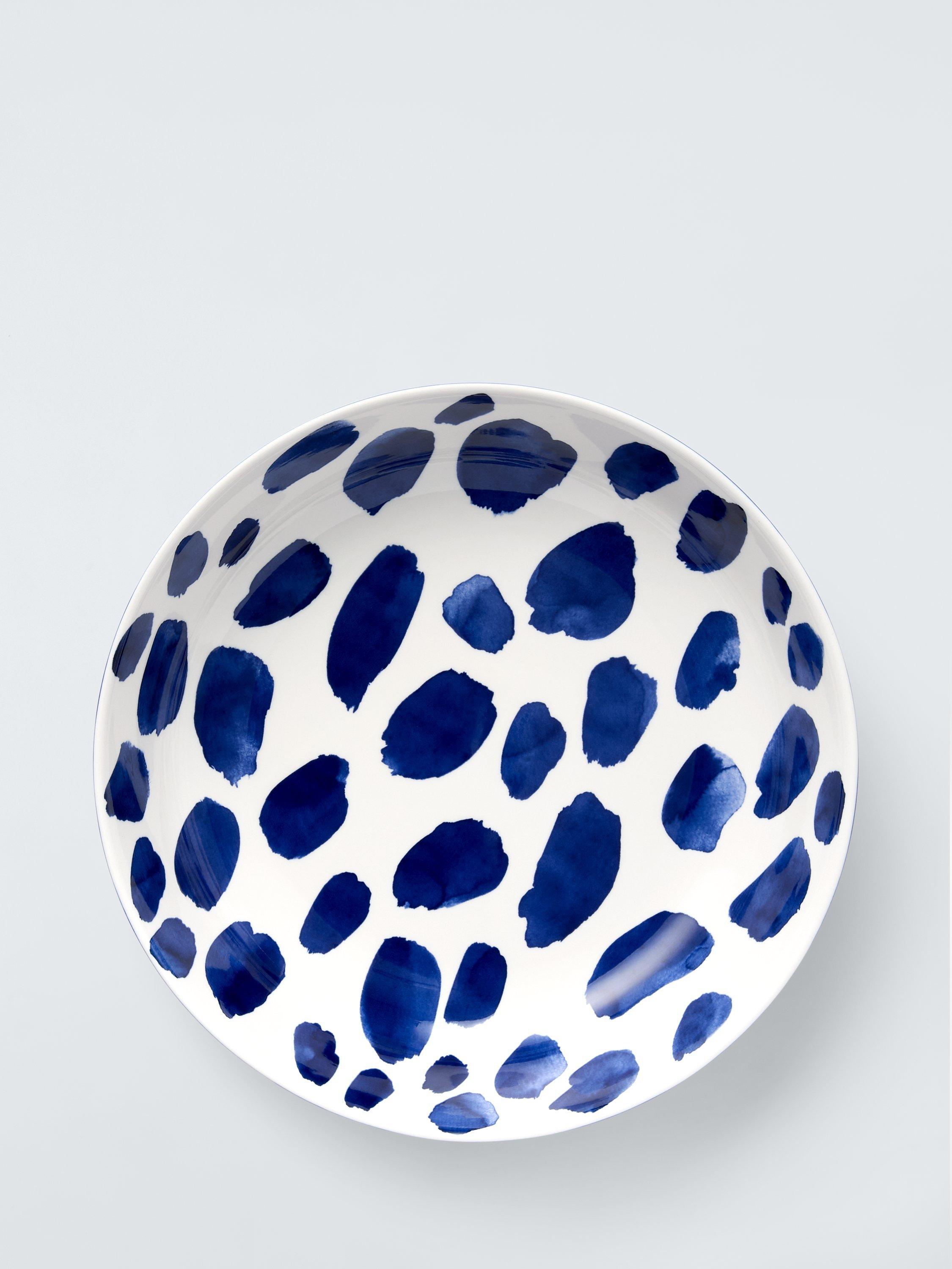 John Lewis Coastal fine china serve bowl 30cm, imported from the UK