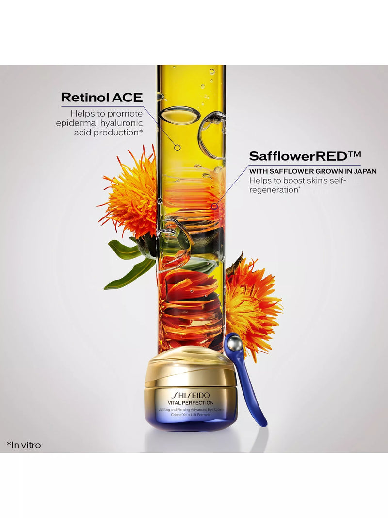 Shiseido Vital Perfection Uplifting and Firming Eye Cream 15ml (British brand)