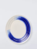 John Lewis stoneware oval platter cream blue 37cm - British product