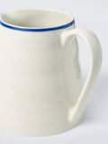 John Lewis Harbour blue rim stoneware jug 700ml, UK version