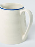 John Lewis Harbour blue rim stoneware jug 700ml, UK version