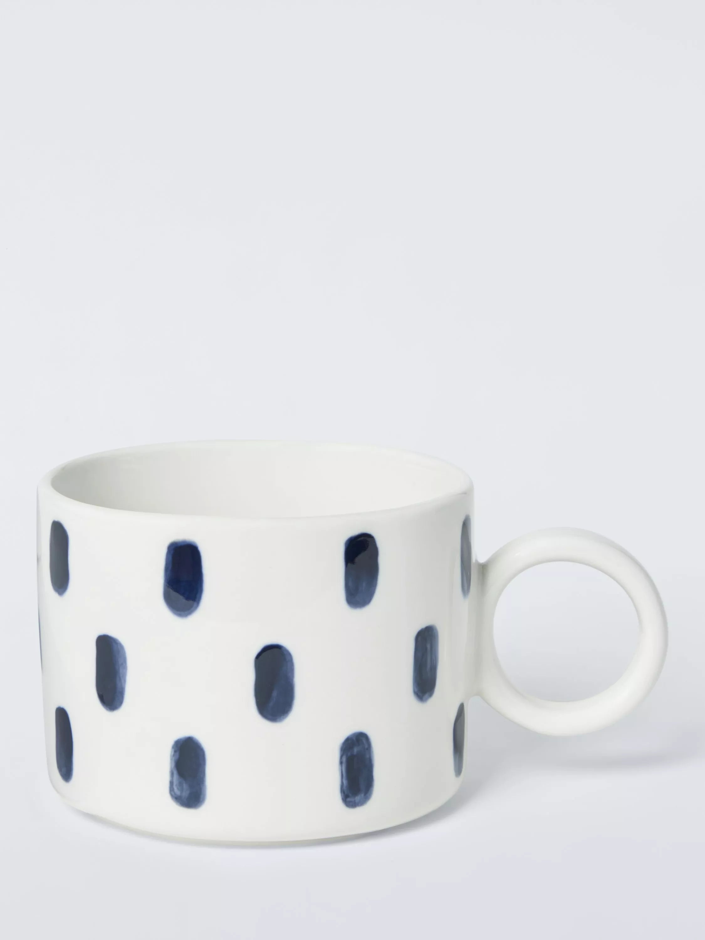 John Lewis blue stoneware mug 320ml, UK version