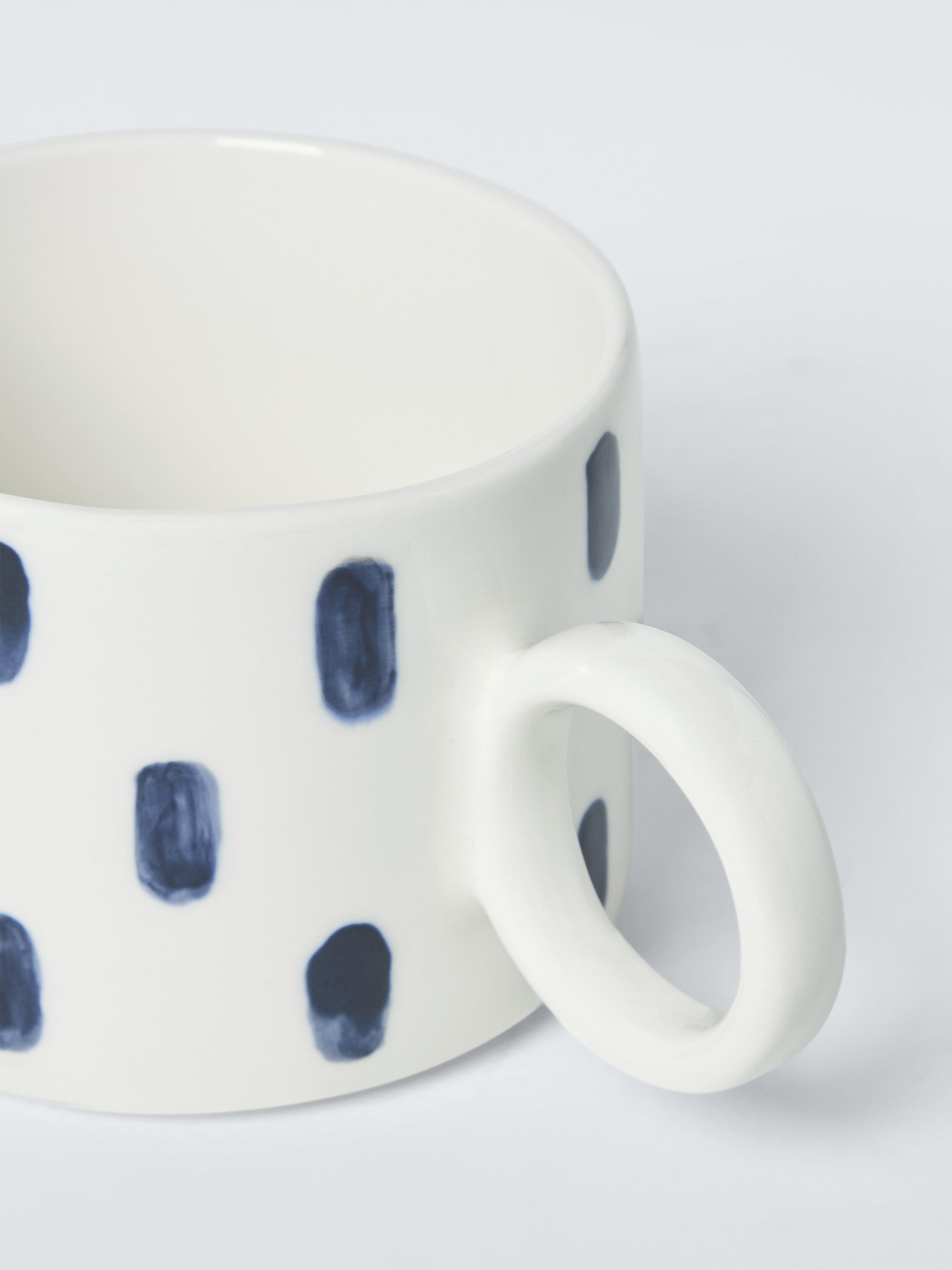 John Lewis blue stoneware mug 320ml, UK version