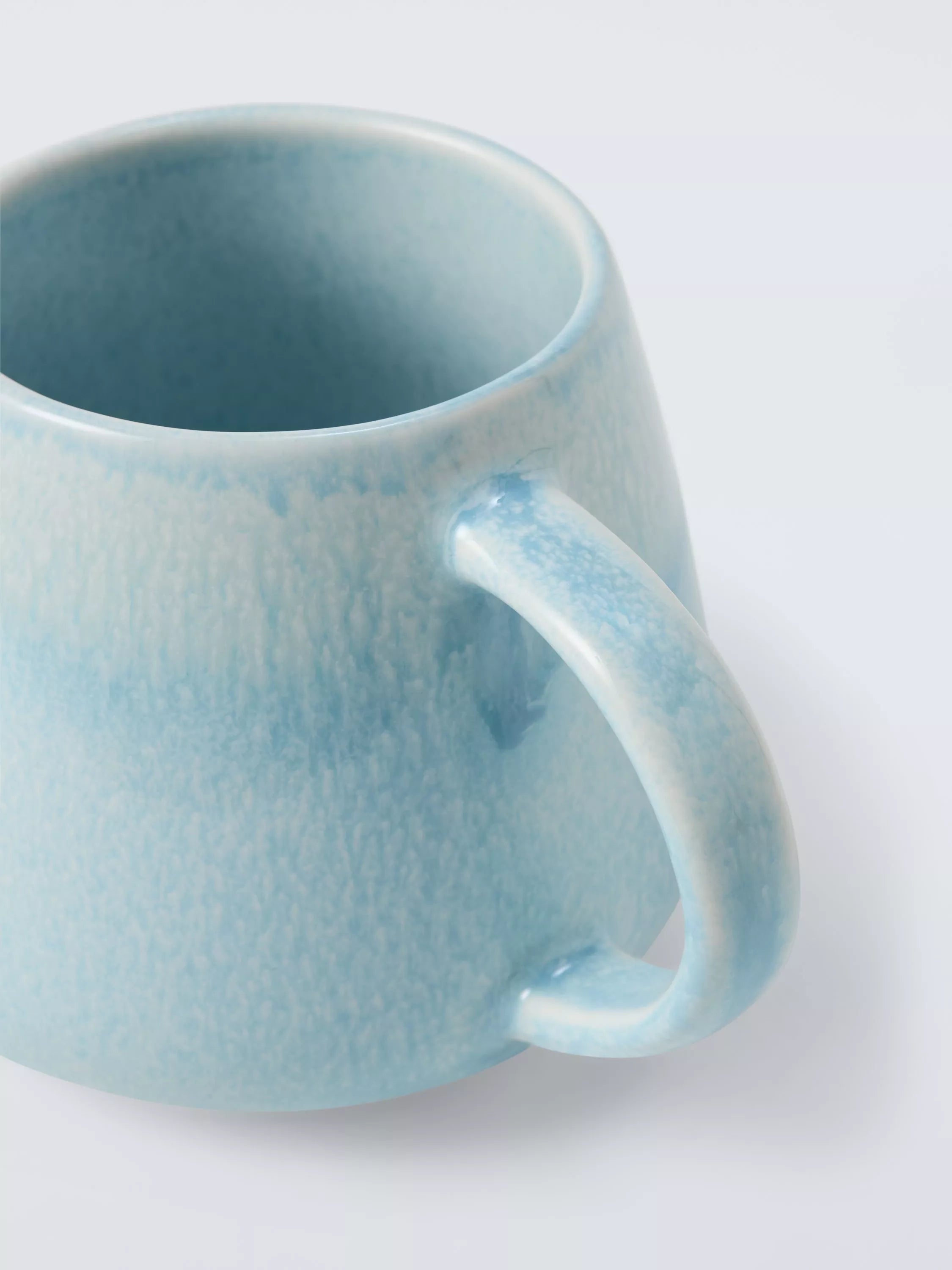 John Lewis stoneware mug 380ml blue (British brand)
